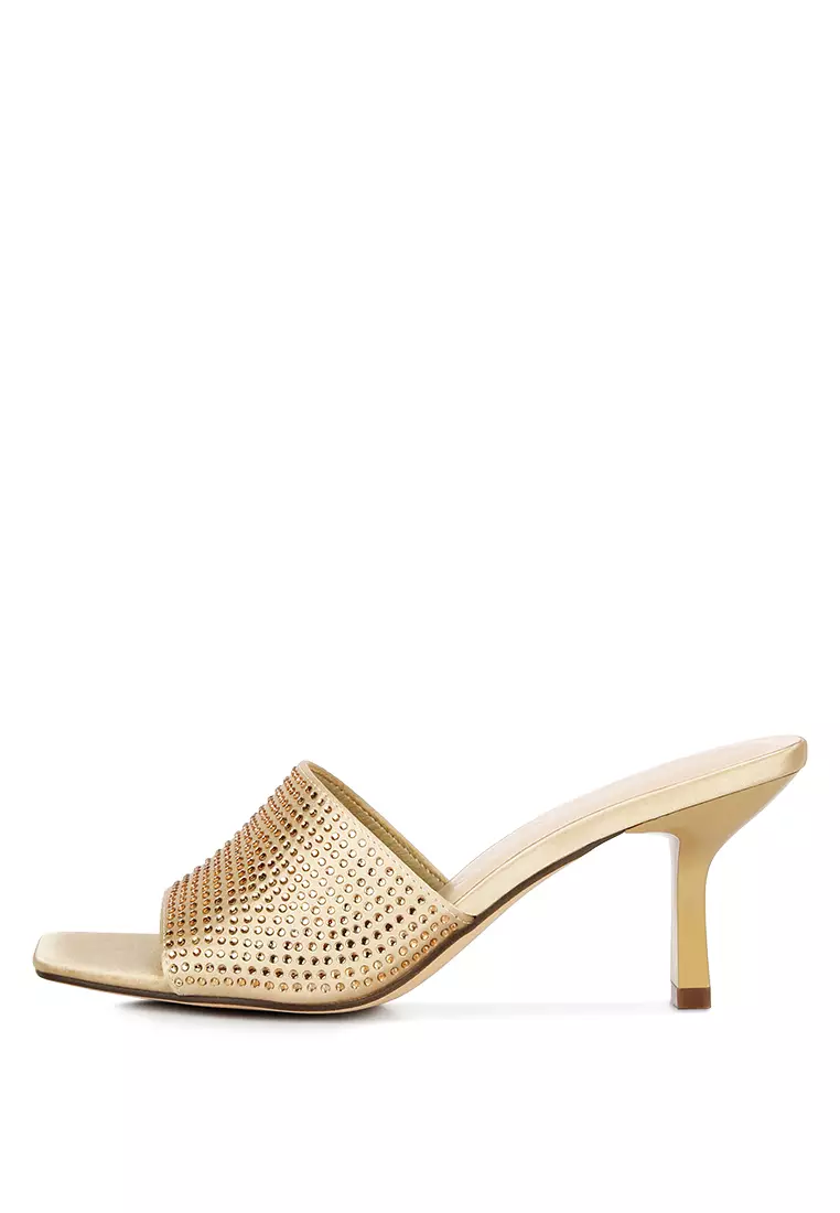 Buy London Rag Gold Heat Set Mid Heel Sandals 2024 Online ZALORA