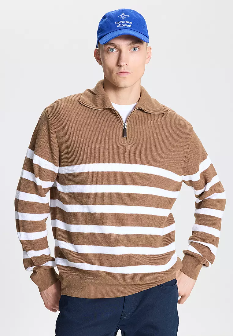 High Neck Knit Sweater