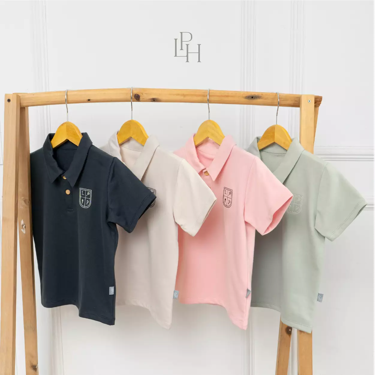Little Palmerhaus - Avery Top 2.0 (Kaos Polo Anak) Pumice Beige