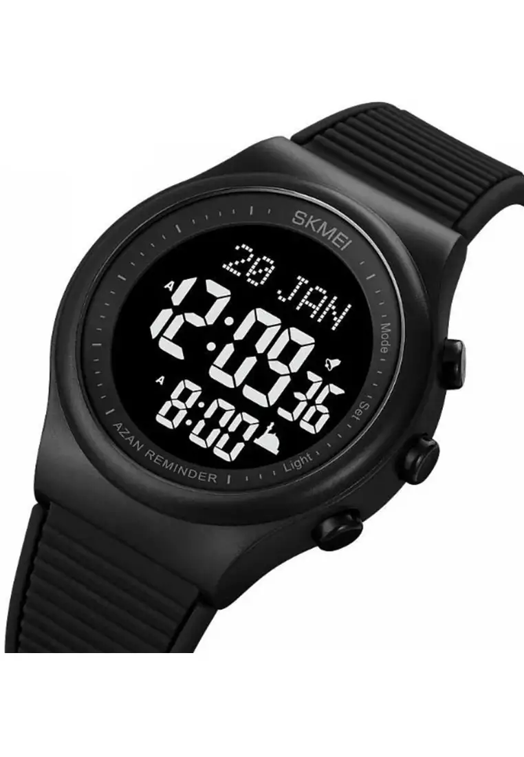 Jam Tangan Digital Pria Waterproof Many Function Strap Tali Material PU Silicone IR62 ORIGINAL