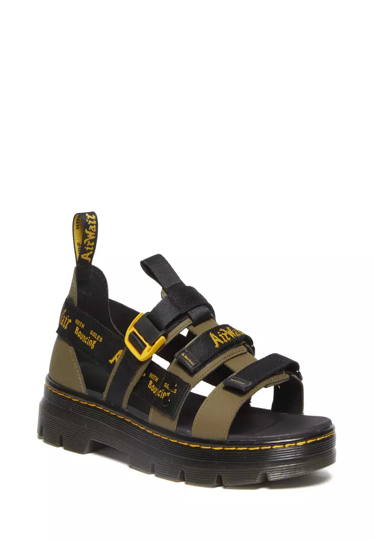 Dr. Martens PEARSON II LEATHER LOGO STRAP SANDALS 2024 Buy Dr