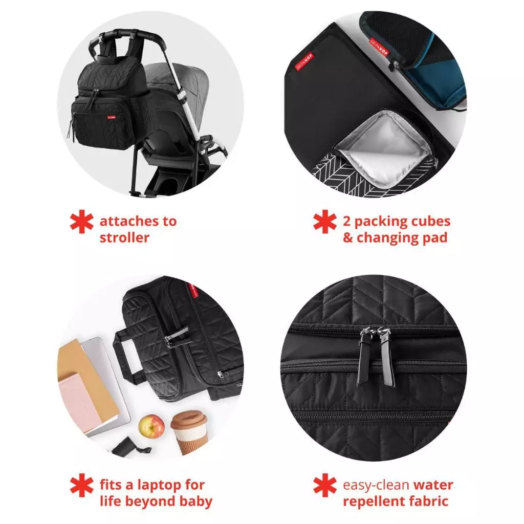 Skip Hop Kids Forma Backpack Diaper Bag Camel - Tas Popok Bayi