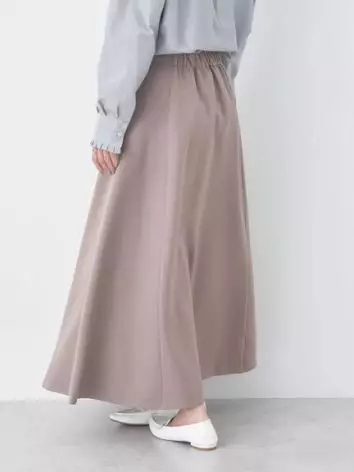 Earth, Music And Ecology - Yuugao Flared Skirt Beige