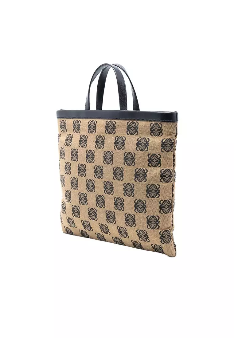 二手 Loewe Anagram 帆布托特包
