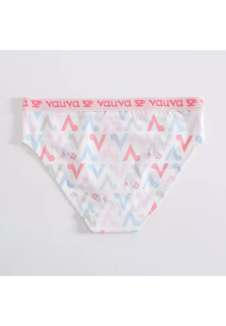 Vauva Girls Organic Cotton Underwear - Vauva Pattern / Pink – My