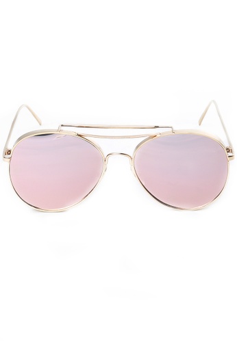 thick gold frame sunglasses