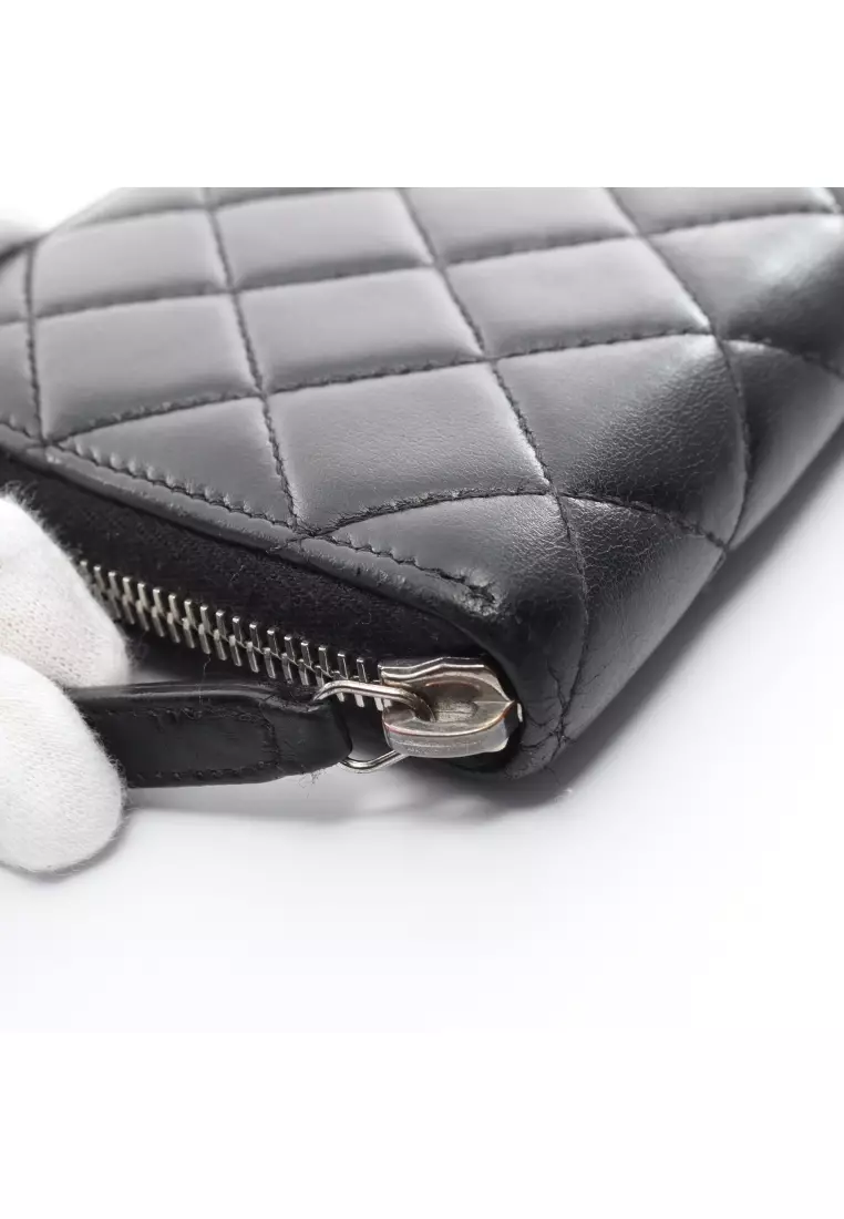 網上選購Chanel Pre-loved CHANEL matelasse coco mark round zipper