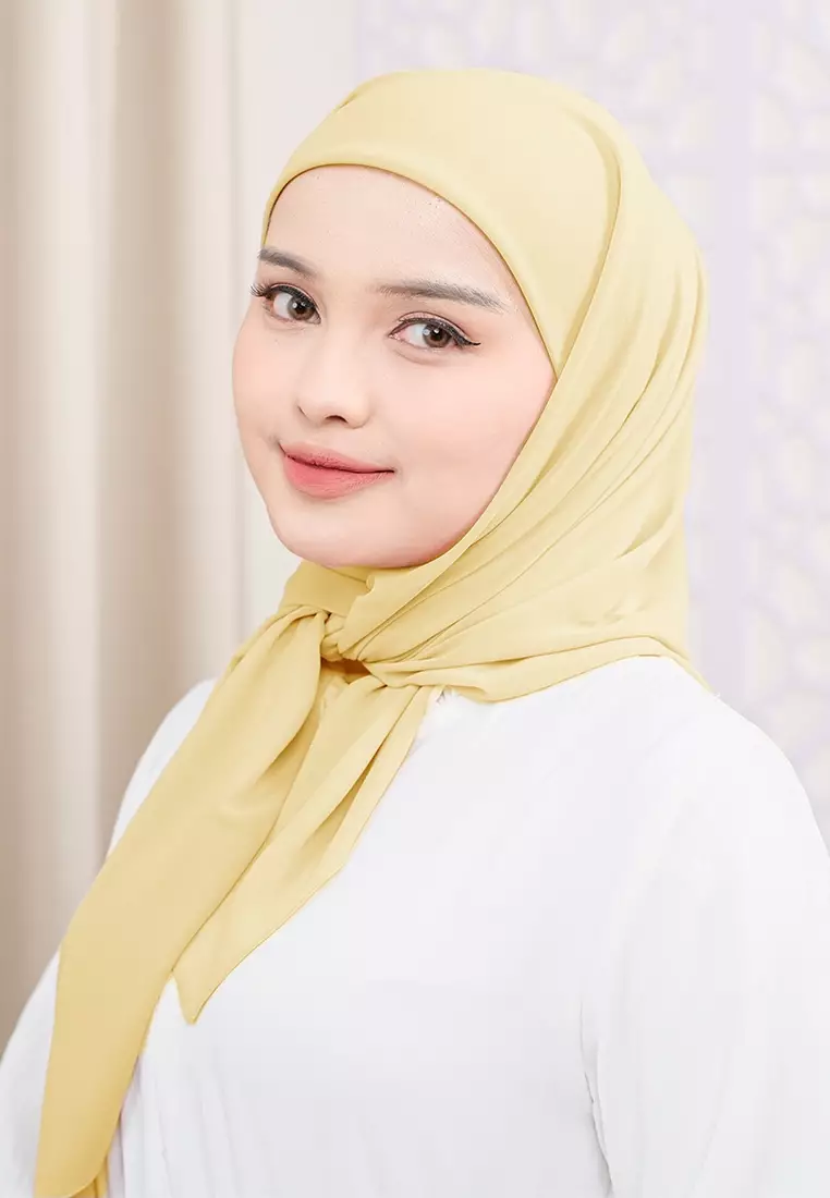 HIJAB INSTAN ALINE - LIGHT MUSTARD