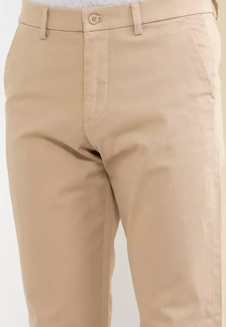 Premium Sateen Slim Chinos