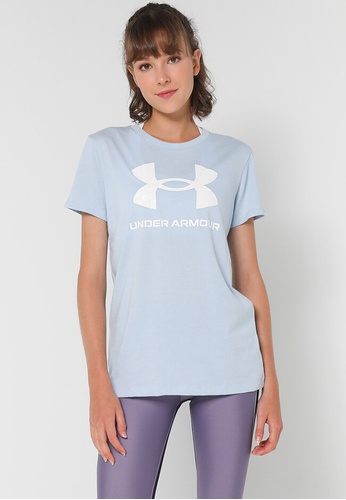 Under Armour blue Live Sportstyle Graphic Short Sleeve Tee D5A4CAA1085FB9GS_1