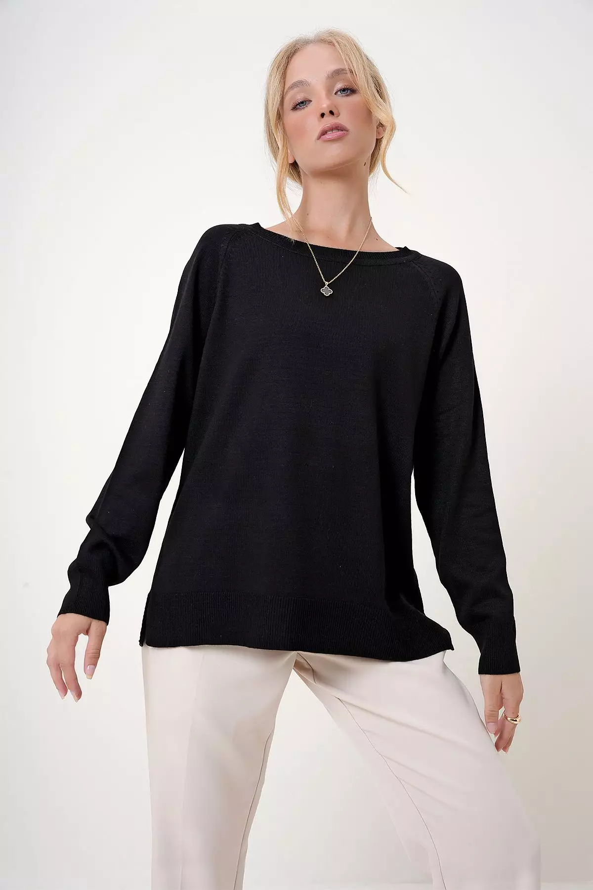 Boat Neck Blouse