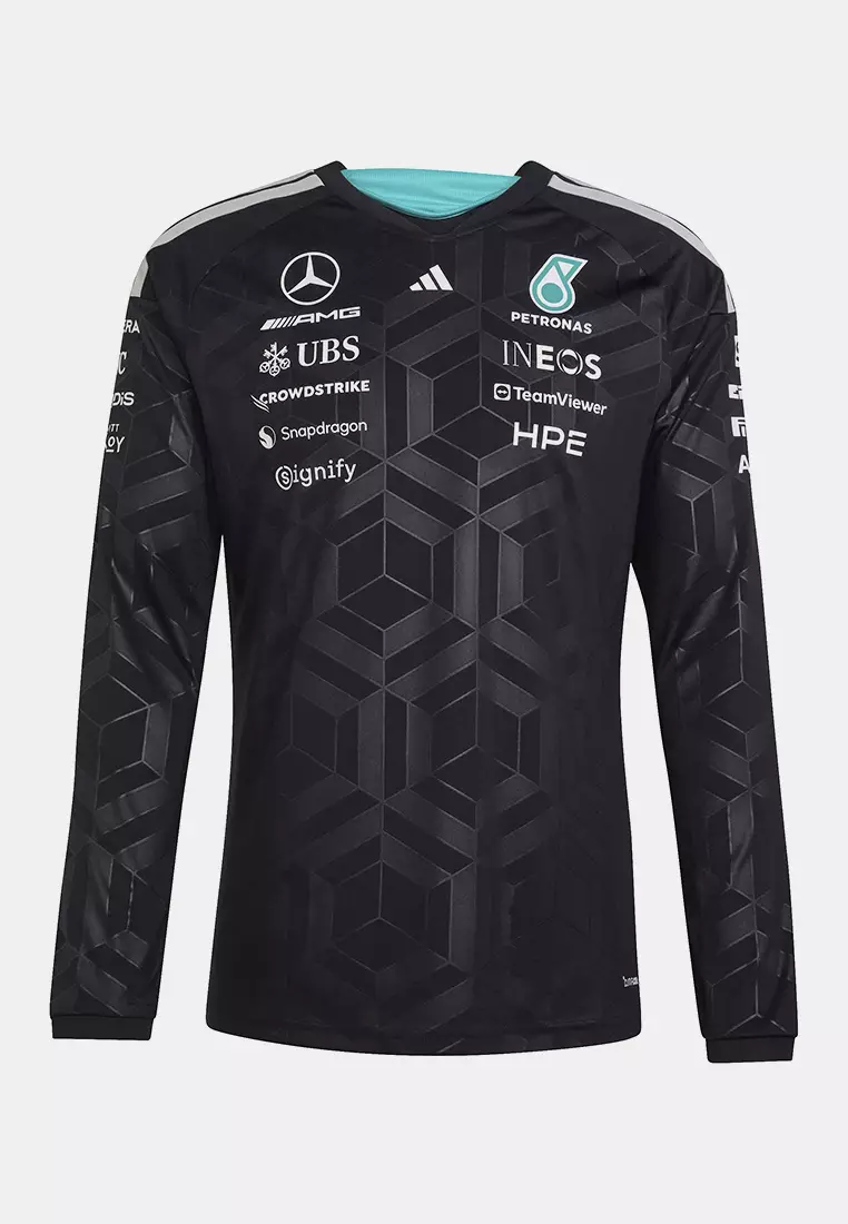 Motorsport MERCEDES - AMG PETRONAS FORMULA 1 TEAM DRIVER JERSEY LONGSLEEVE Men Black KF0148