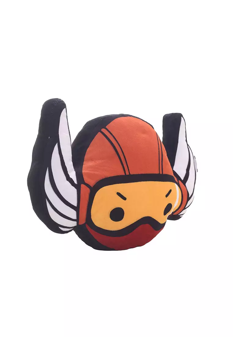 Bantal Boneka Bentuk Kepala Gundala Merah