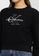CALVIN KLEIN black Two Tone Monogram Sweatshirt 3A921AA45B20BAGS_2