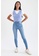 DeFacto blue Cool V-Neck Crop Plush Knitwear Vest C5EBAAAFB29DA4GS_3