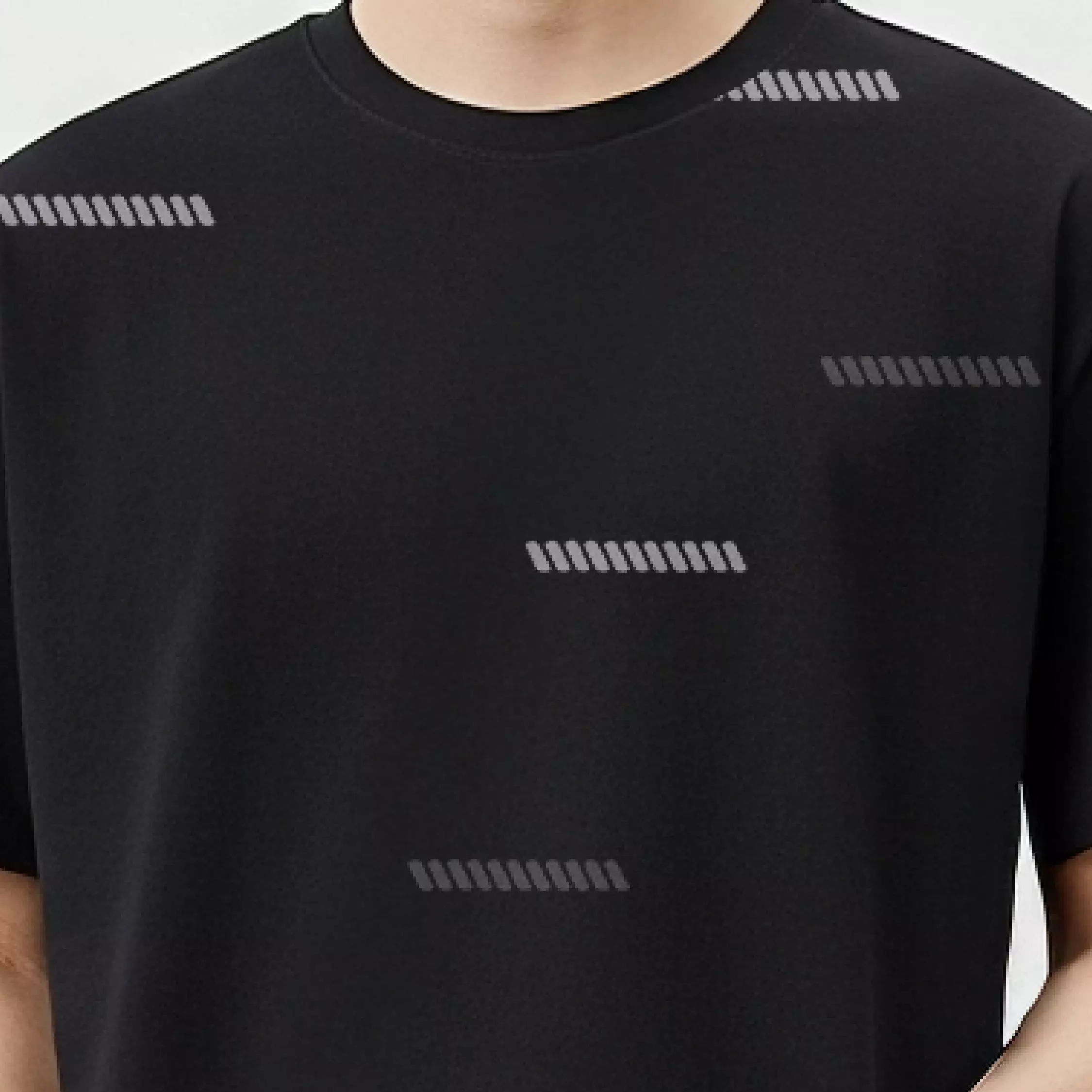 KALE NEIL BOXY FIT BLACK T-Shirt Cotton Cloudy