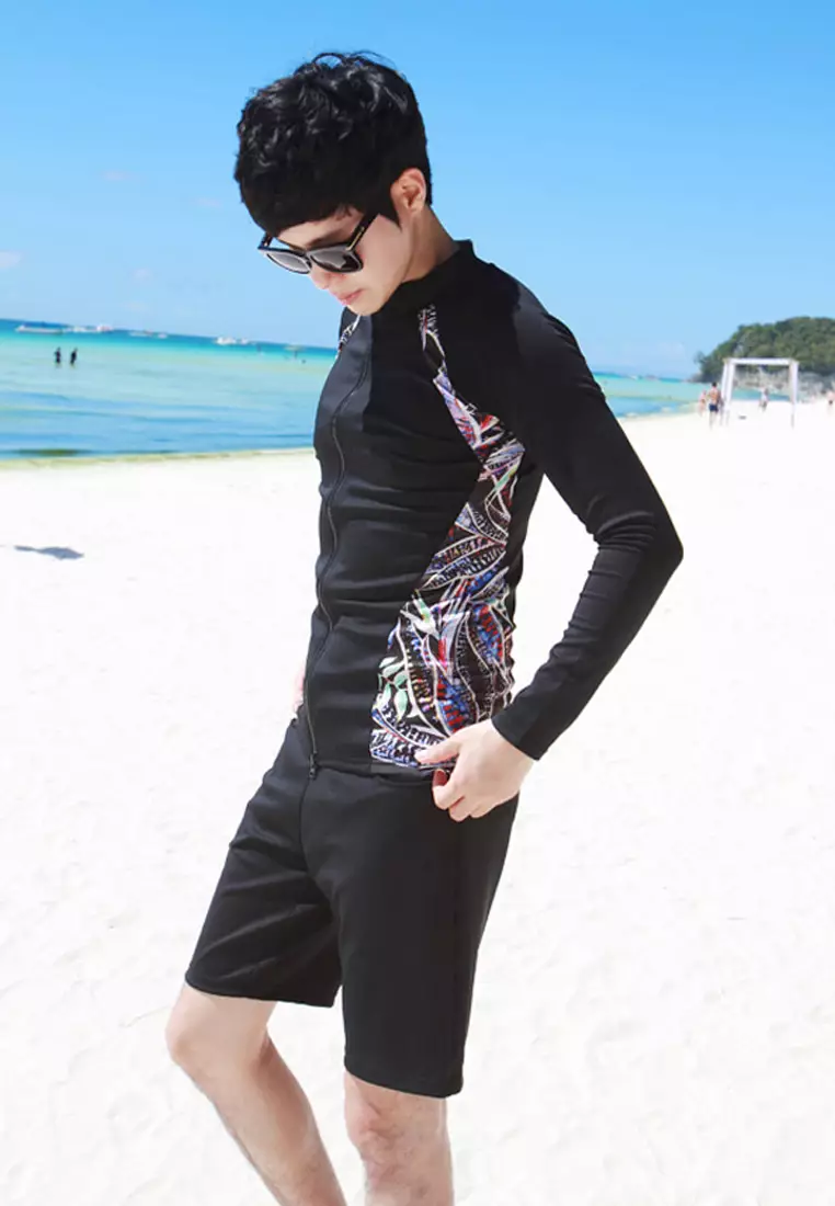Buy LYCKA LLL3009 Korean Style Men Rash Guard 3-Pieces Set Multi 2025 ...