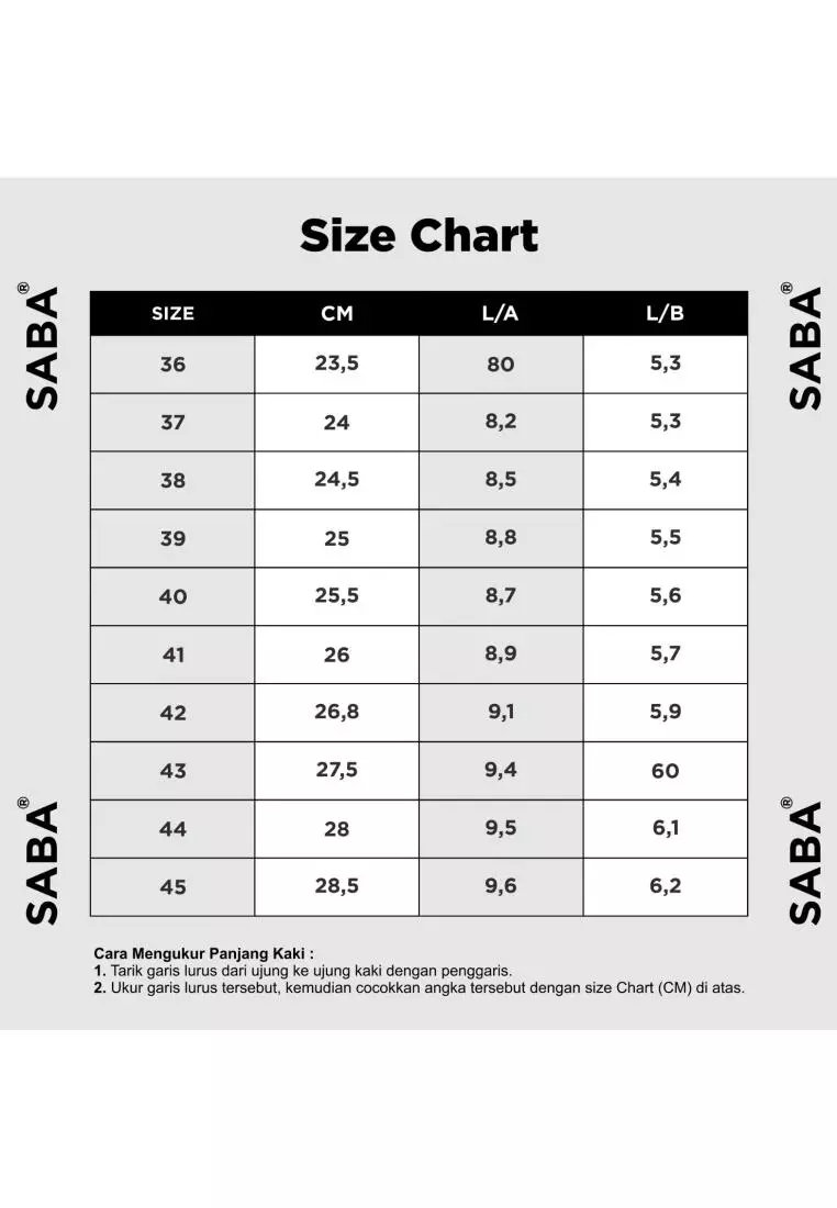 SABA Slip On Uplocgs All Black- Sepatu Sneakers Casual Pria Wanita