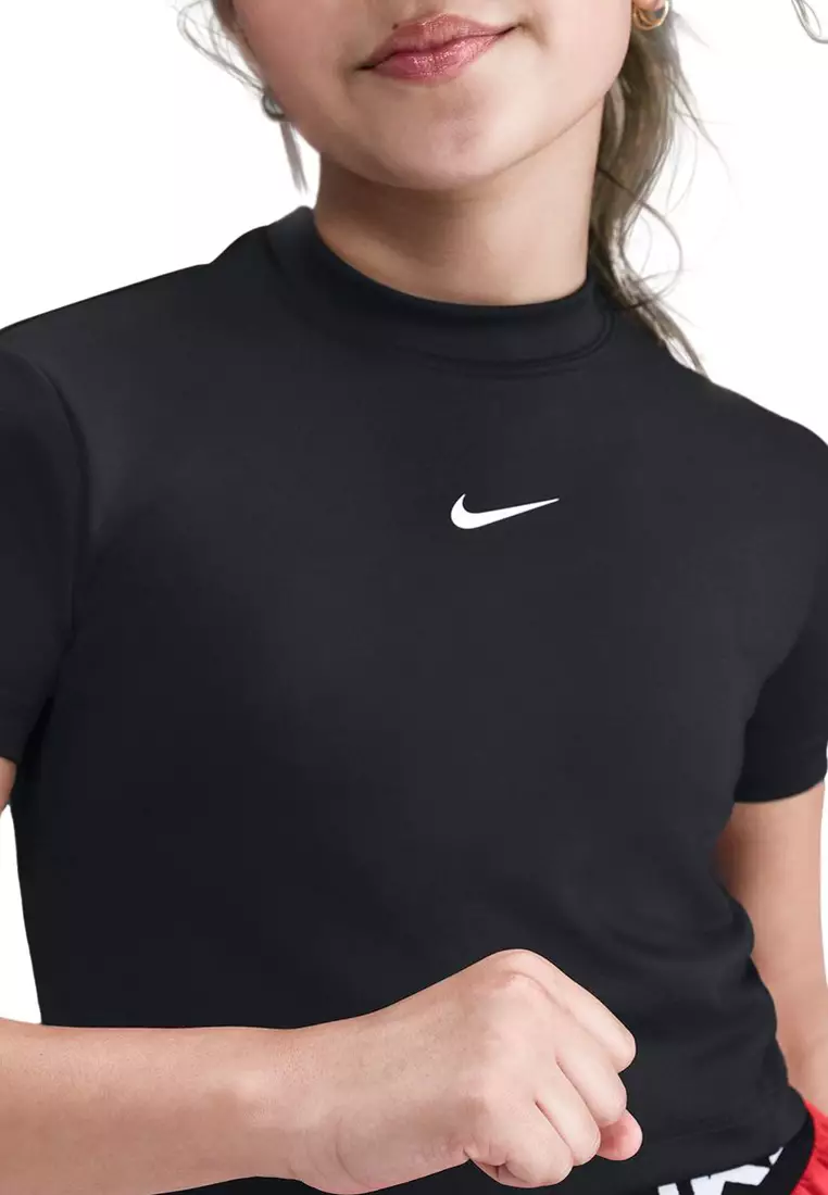 Nike Pro Girls' Dri-FIT Short-Sleeve Top