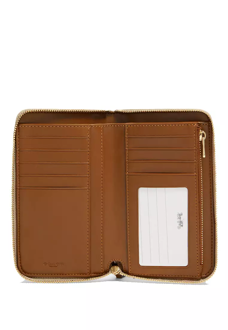 Coach wallet 2025 zip around