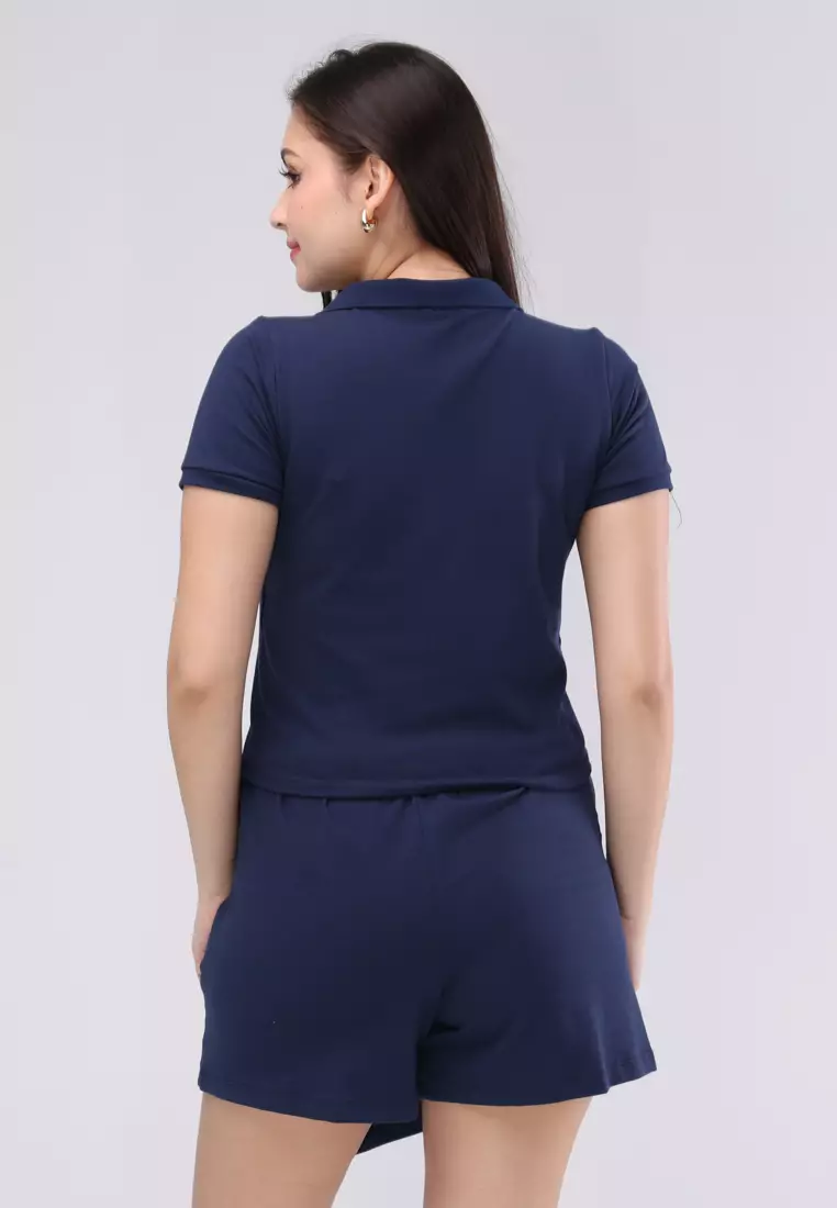 Pique Knits Short Sleeves Terno Skort