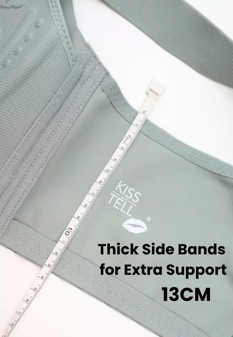 Amari Extended Plus Size Wireless Bra in Mint