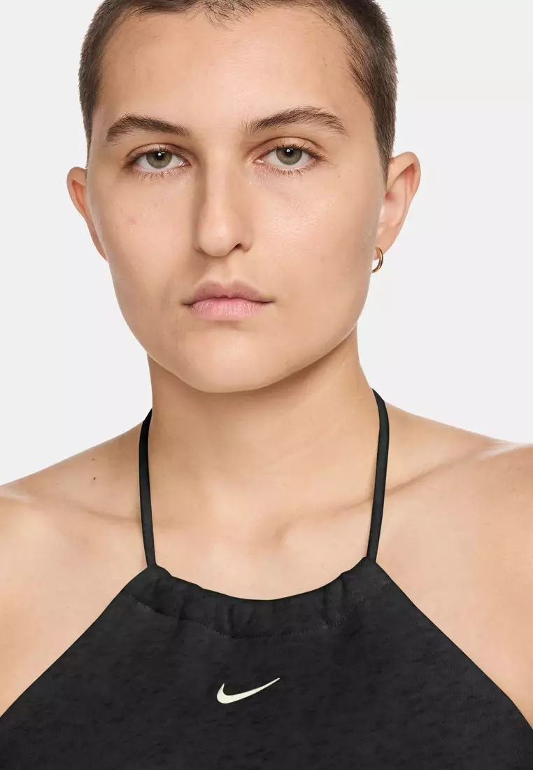 Sportswear Chill Terry Slim Cropped French Terry Halter Top