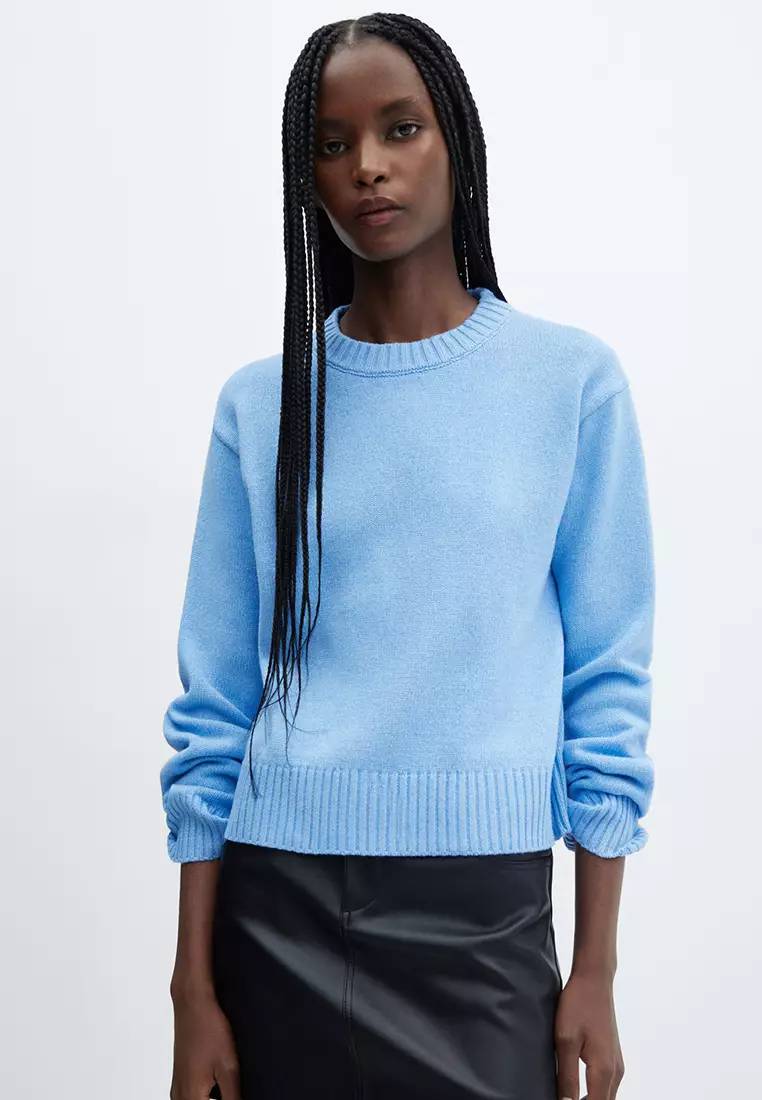 Mango 2025 blue sweater