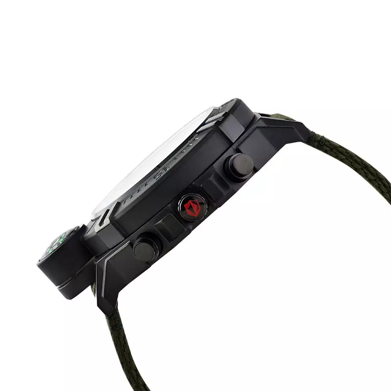 Jam Tangan Pria Expedition Chronograph E 6772 MC NIPGN Men Green Dial Green Nylon Strap