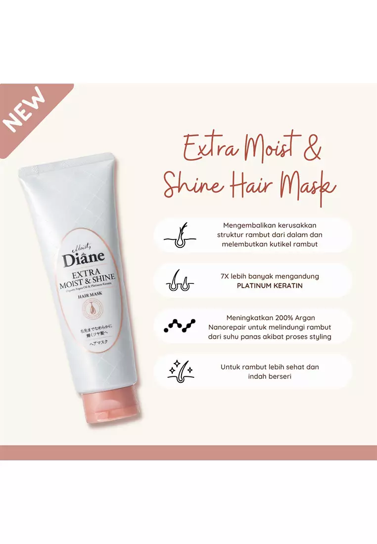 Moist Diane Extra Moist & Shine Hair Mask 150g (Made in Japan)