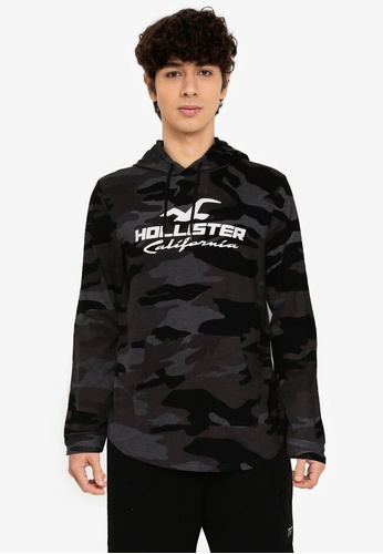 Hollister black Logo Hoodie F9C1BAA16BEF1BGS_1