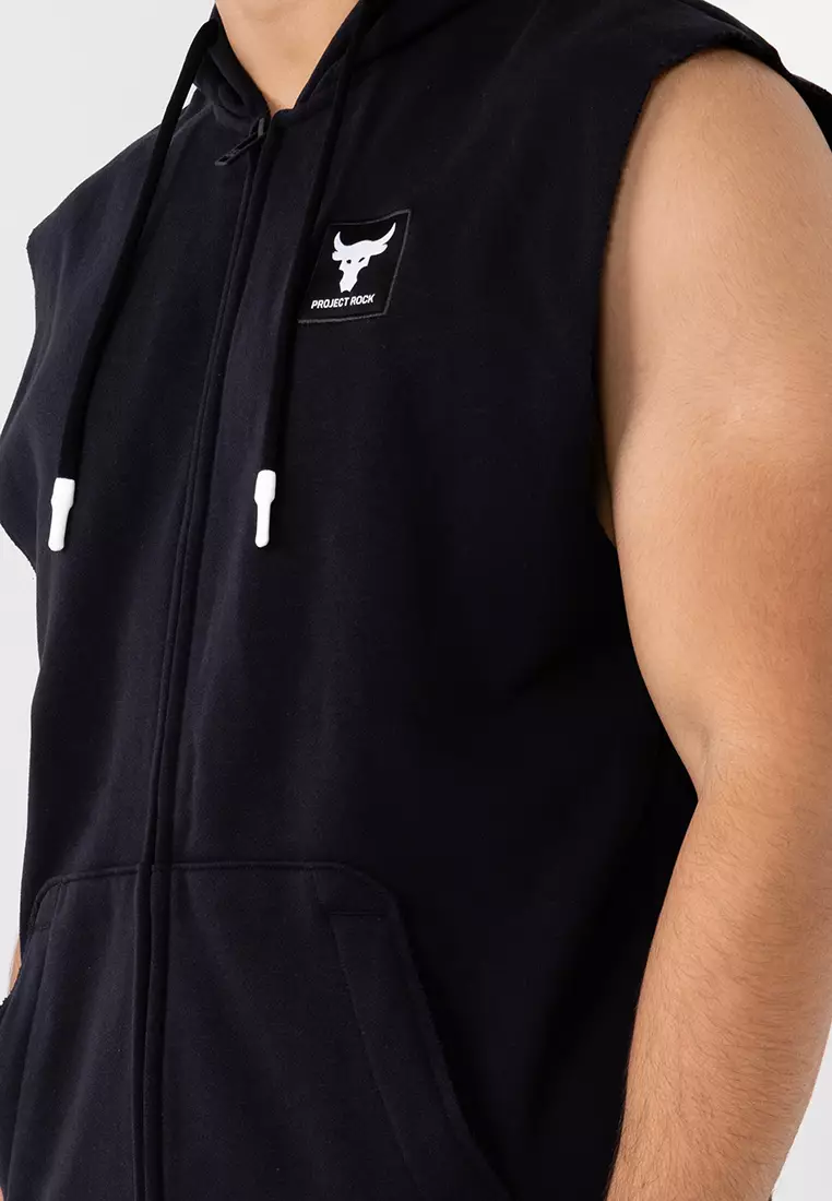Buy Under Armour Project Rock Heavyweight Terry Full Zip Hoodie