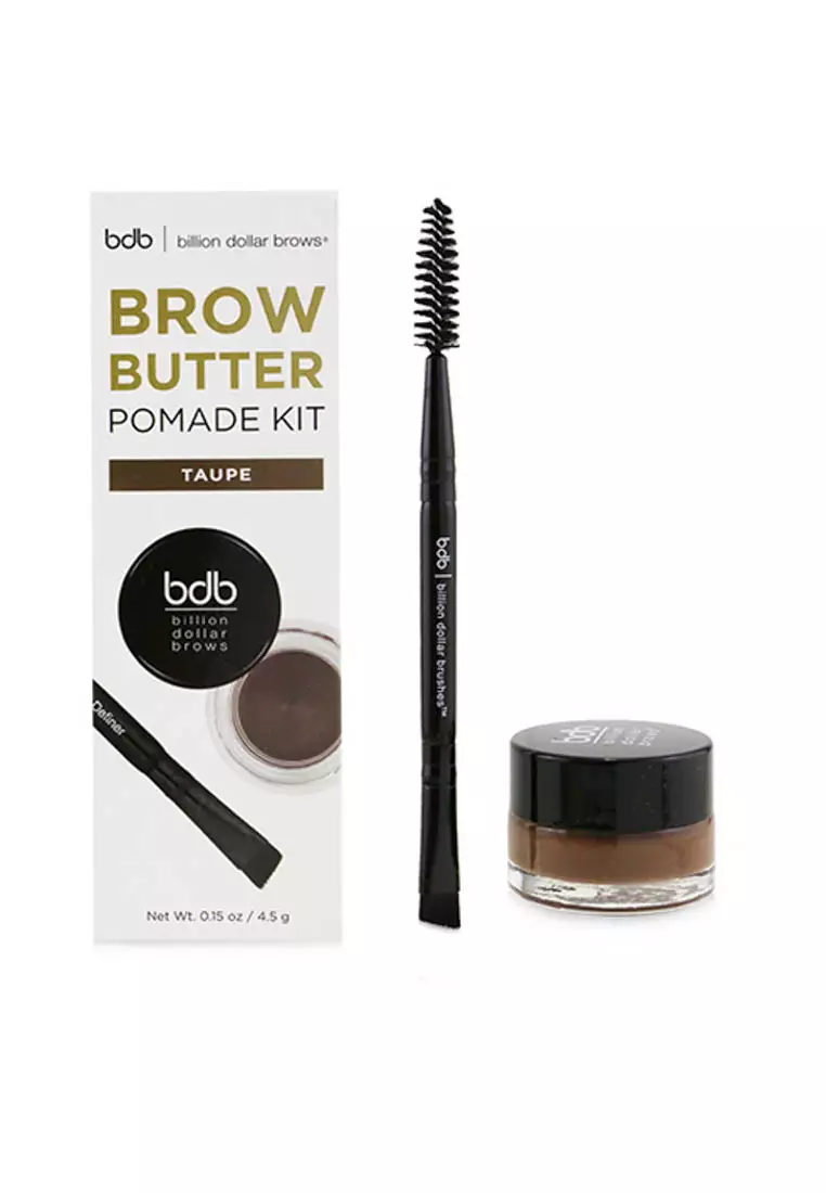 Discount on Billion Dollar Brows  shoes - SKU: Billion Dollar Brows - Brow Butter Pomade Kit: Brow Butter + Mini Duo Brow Definer - # Taupe 2pcs