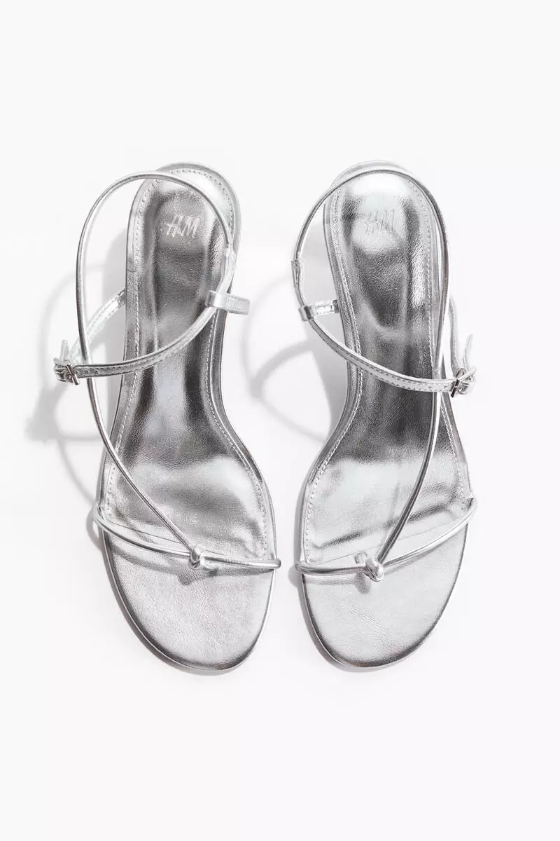 Heeled strappy sandals