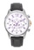 Roscani silver Roscani Cole 968 (Chronograph + WR 10ATM) Stainless Steel Purple Leather Men Watch 26D55ACA8E9B82GS_2