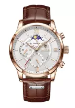 Rose Gold, White, Brown