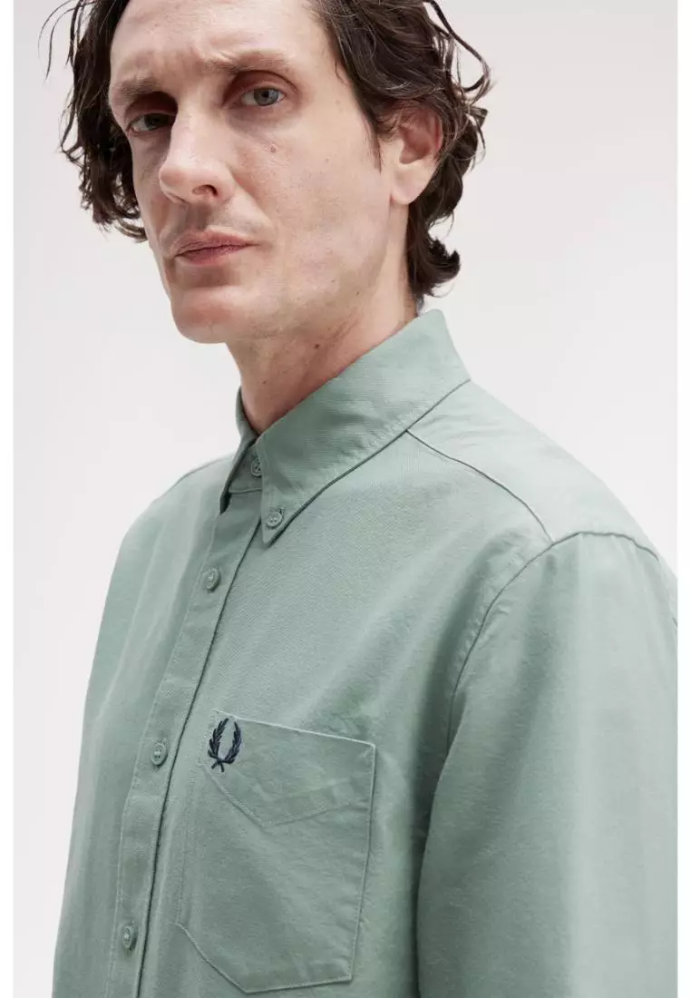 Fred Perry M5516 Oxford Shirt (Bayleaf)
