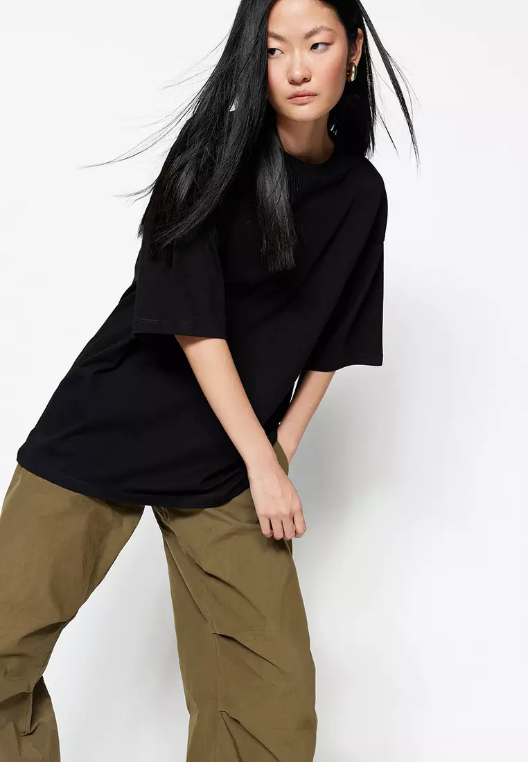 Cotton Crew Neck T-Shirt