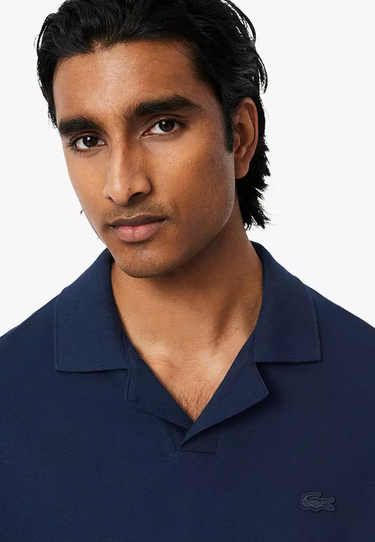 Classic Fit Open Neck Paris Polo Shirt