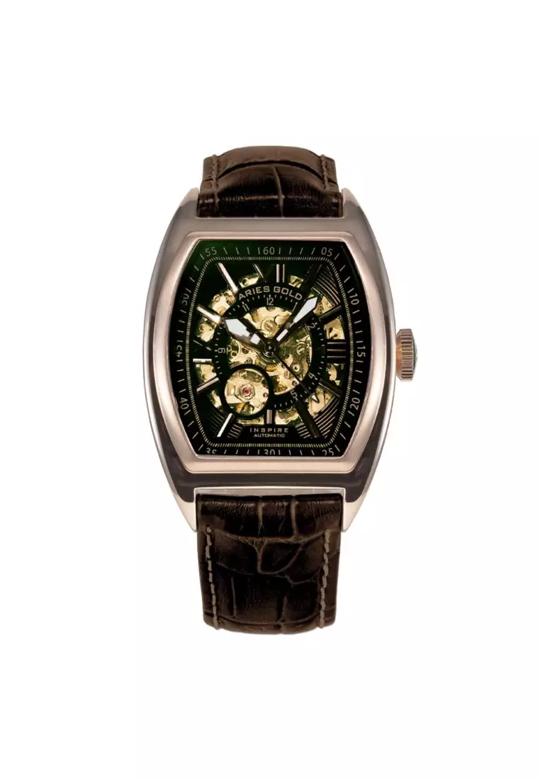 Aries gold automatic watch 2025