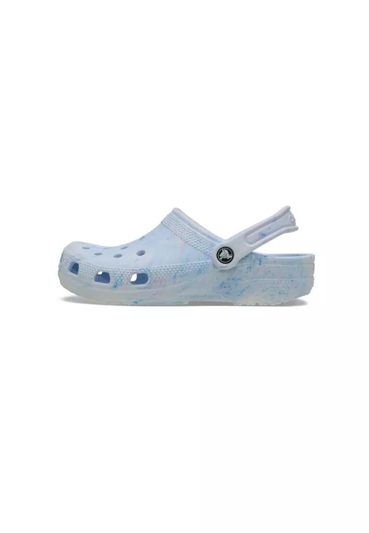 Classic Watercolor Marbled Clog in Oxygen Swirl