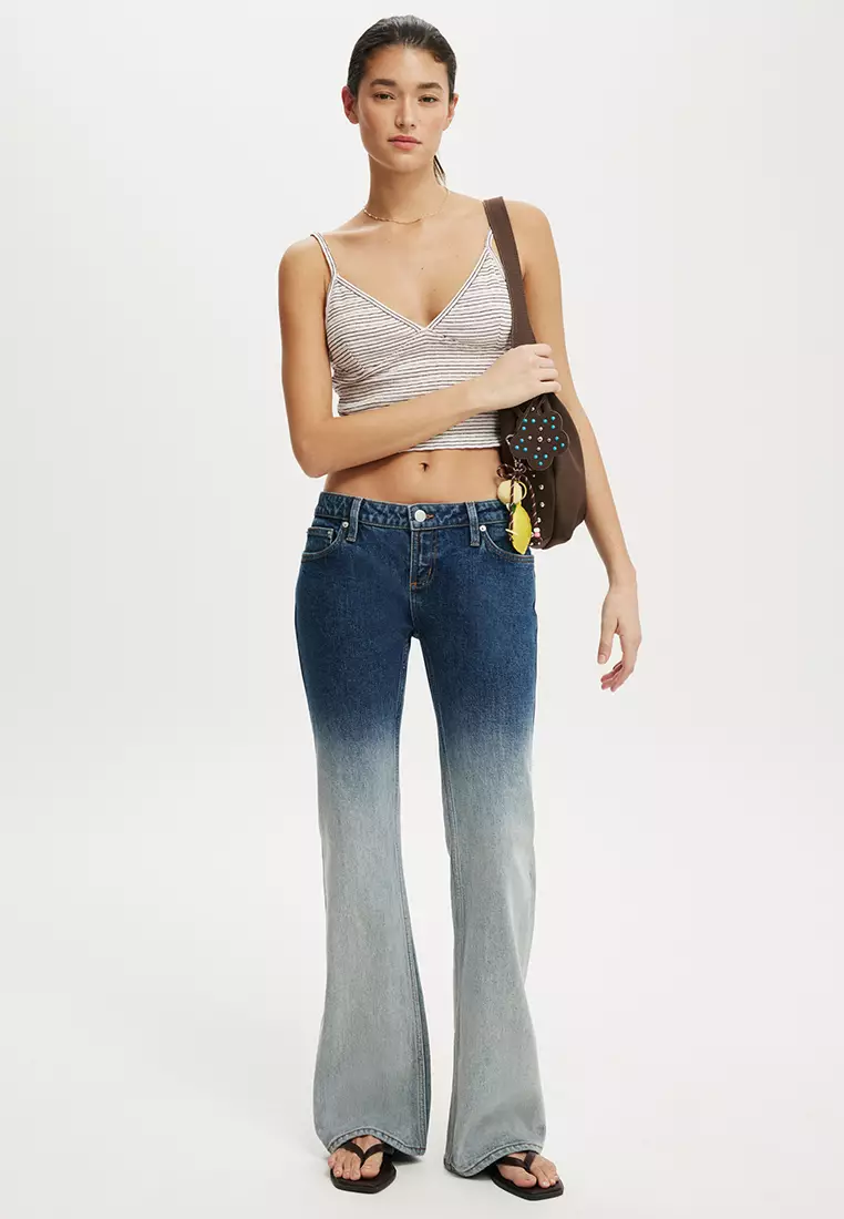 Low Rise Bootcut Jeans