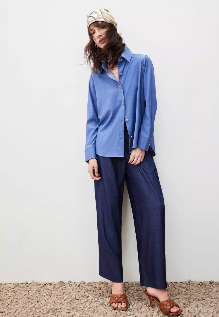 Buy G2000 G2000 Denim Like Shirt 2025 Online ZALORA Philippines