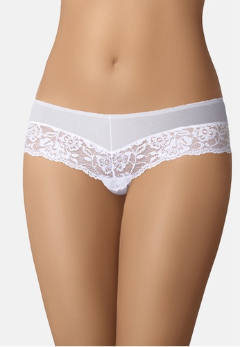 Teyli white Women's Brasilian Cotton Panties Viki White Teyli 9FA65US6D2EE07GS_1