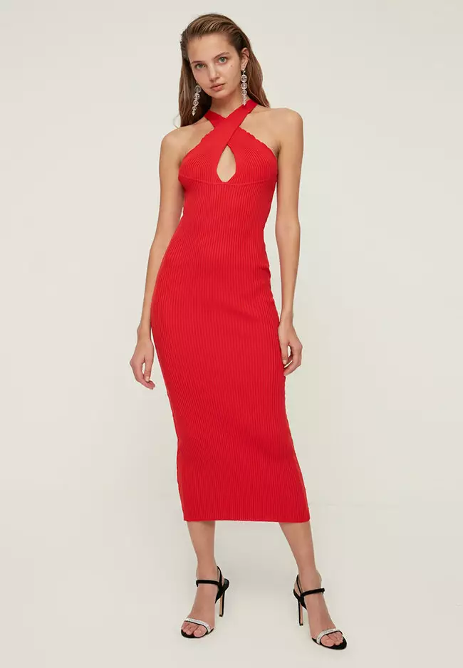 Buy Trendyol Halter Dress 2024 Online ZALORA Philippines