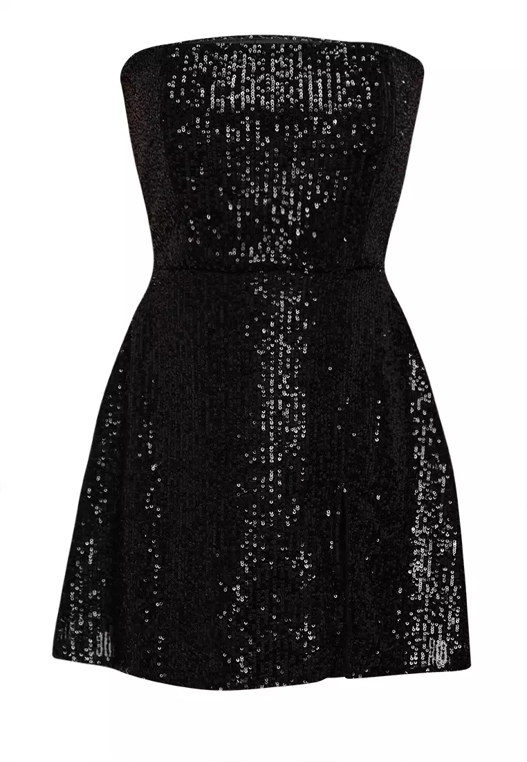 Buy Heather Clothing Vegas Sequin Mini Dress 2024 Online | ZALORA ...