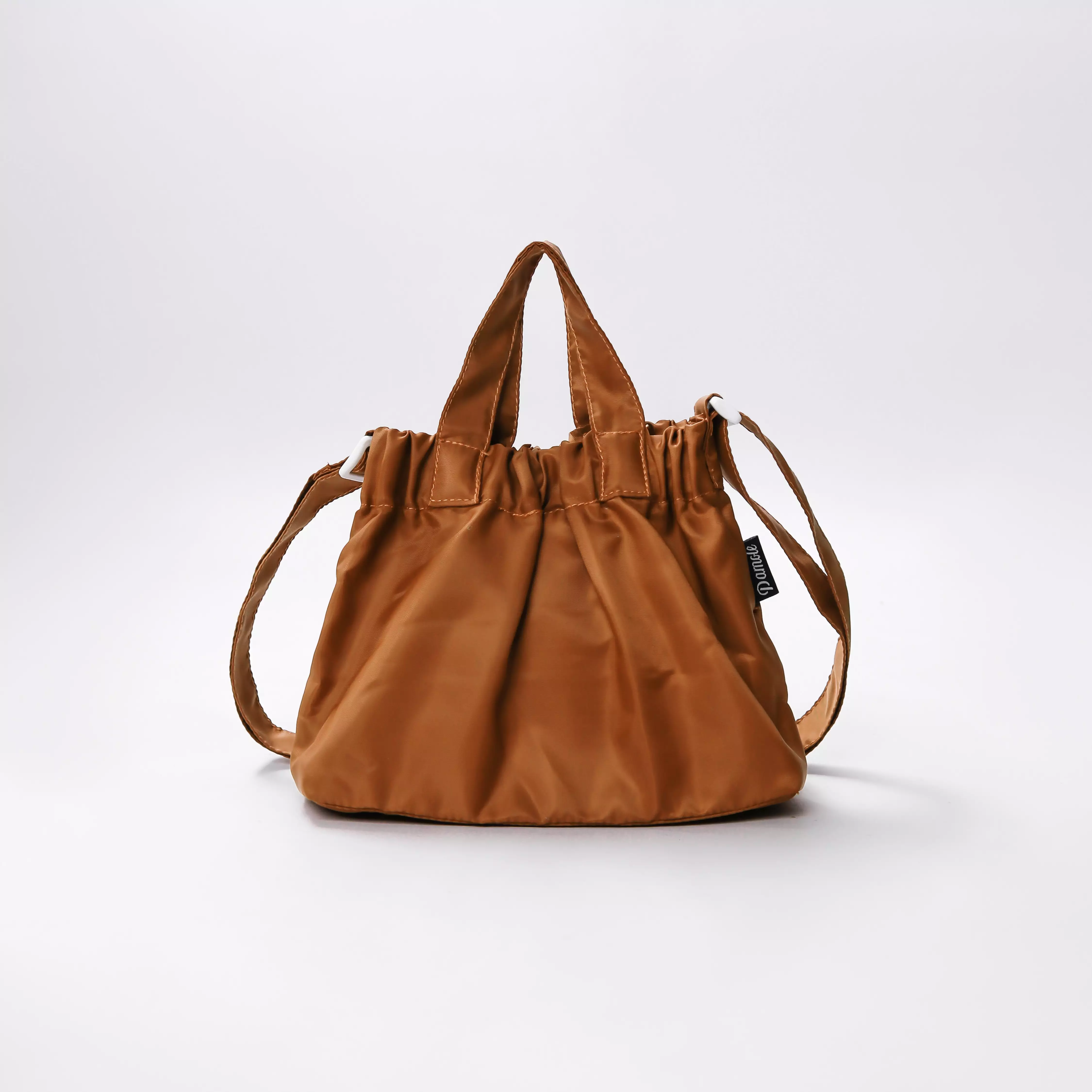 Pamole - Dumpling Bag Tas Tangan Pakai Tali Panjang - Hana Series - Coklat