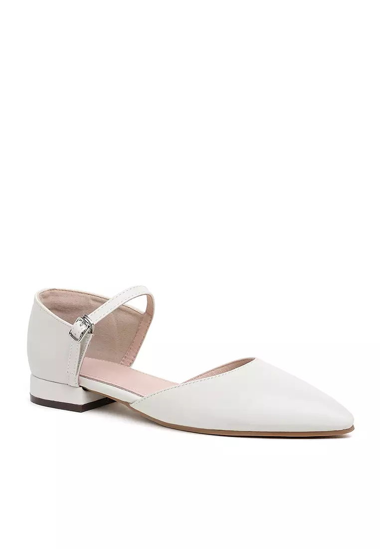 Ankle Strap Low Heel Shoes TH888-1