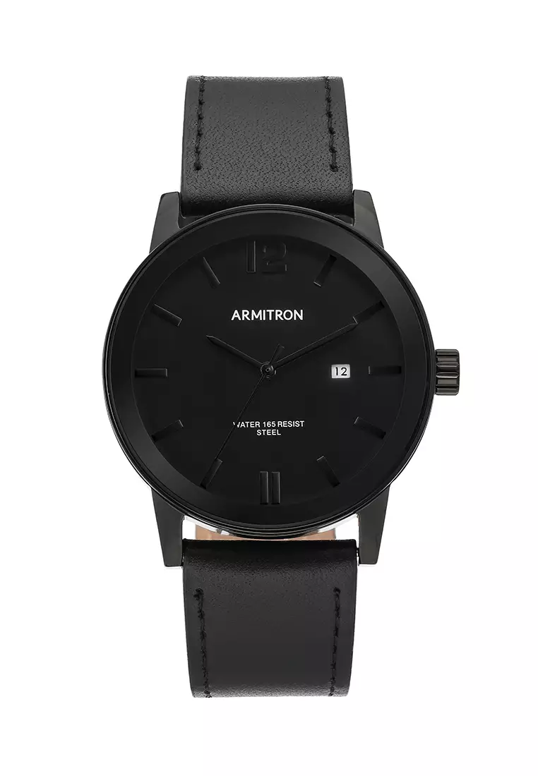 Buy Armitron Men s Date Function Leather Strap Watch Ar 20