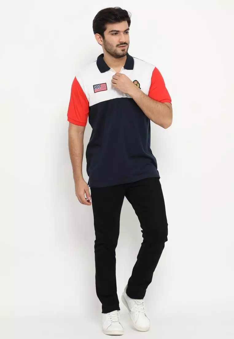 MATSUDA Kaos Polo Shirt Pria Kerah Mimasaka